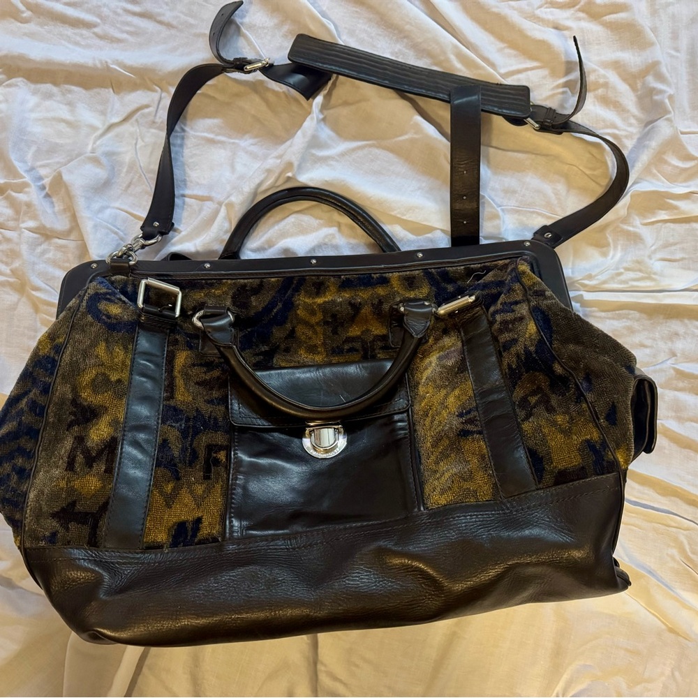 Vintage Marc Jacobs Carpet Travel Duffle